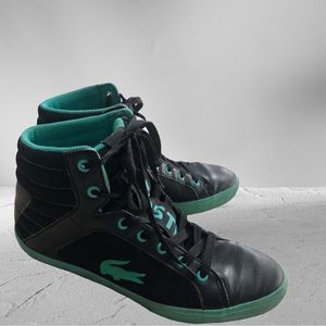High-top Lacoste sneakers 🐊